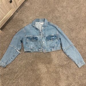 Zara Light Blue Jean Jacket